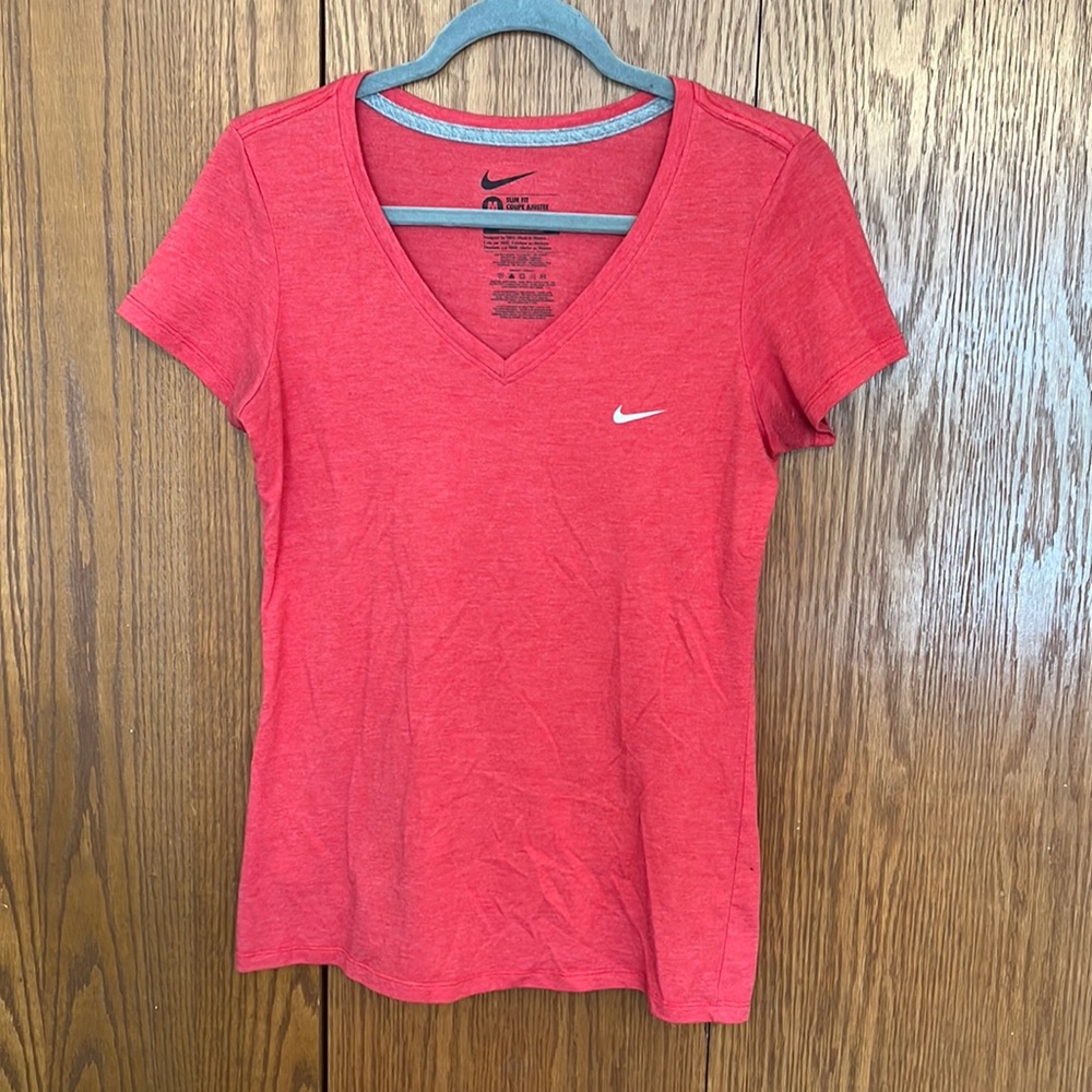 Red Nike shirt